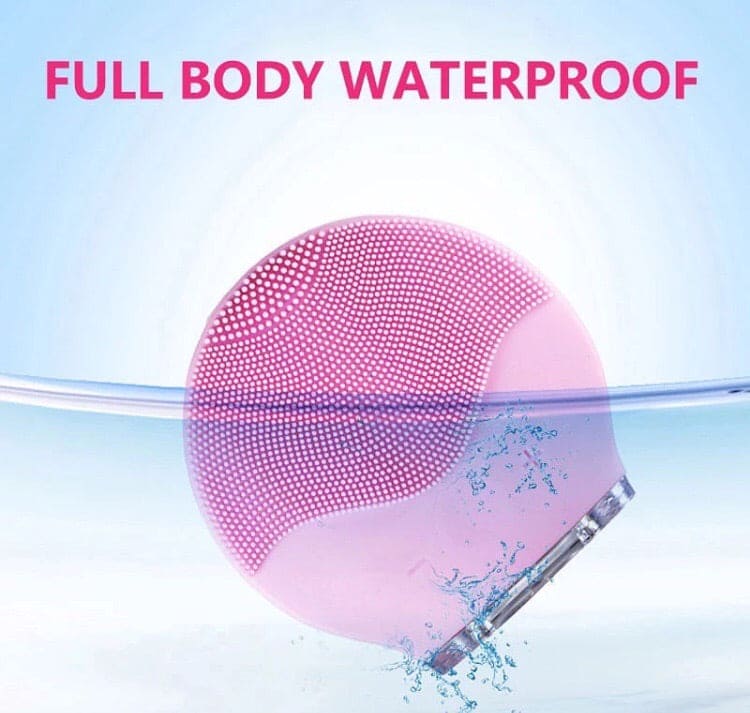 Vibrating Electric Facial Cleansing Brush, Rechargeable Sonic Facial Cleansing Brush, Massager For Deep Cleansing, Silicon Facial Massager Vibrating Electric Facial Cleansing Brush, Rechargeable Sonic Facial Cleansing Brush, Massager For Deep Cleansing, Silicon Facial Massager